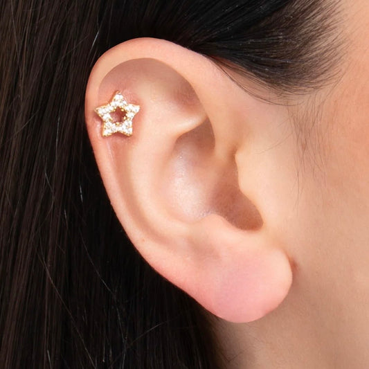 Piercing orecchio Luca Barra