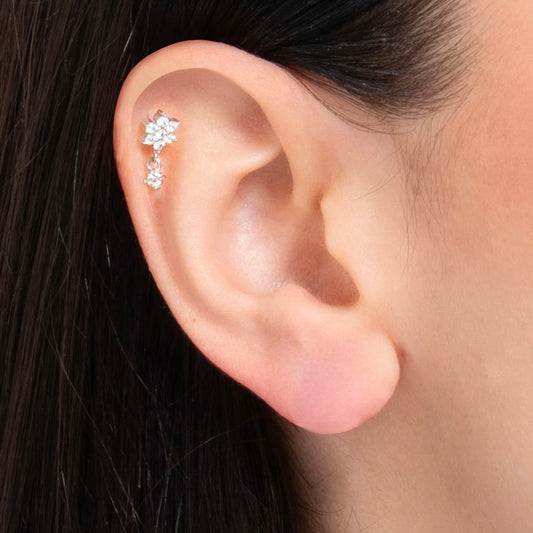 Piercing orecchio Luca Barra