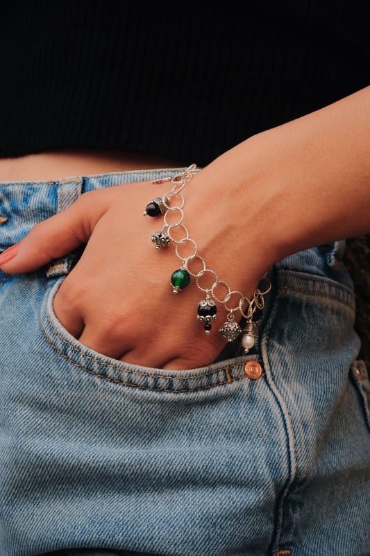 Bracciale con pendenti sardi