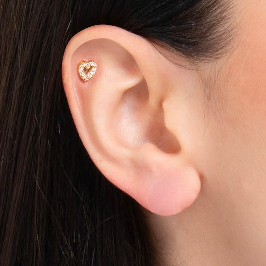 Piercing orecchio Luca Barra