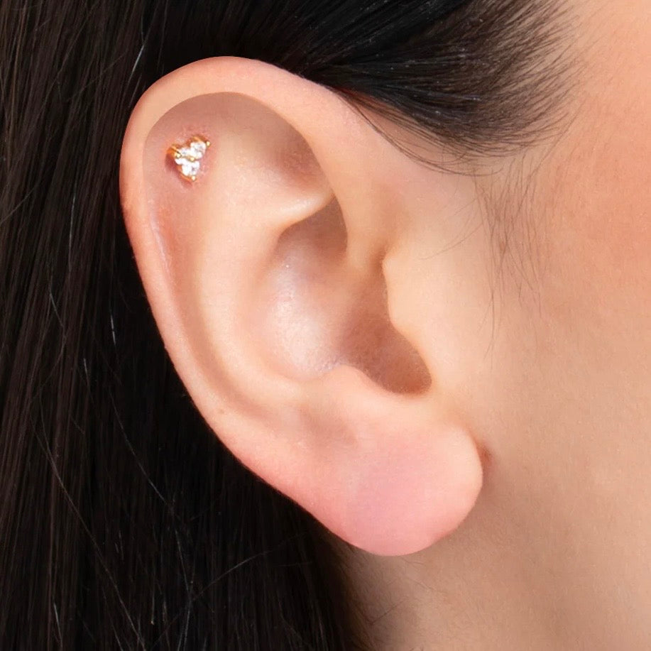 Piercing orecchio Luca Barra