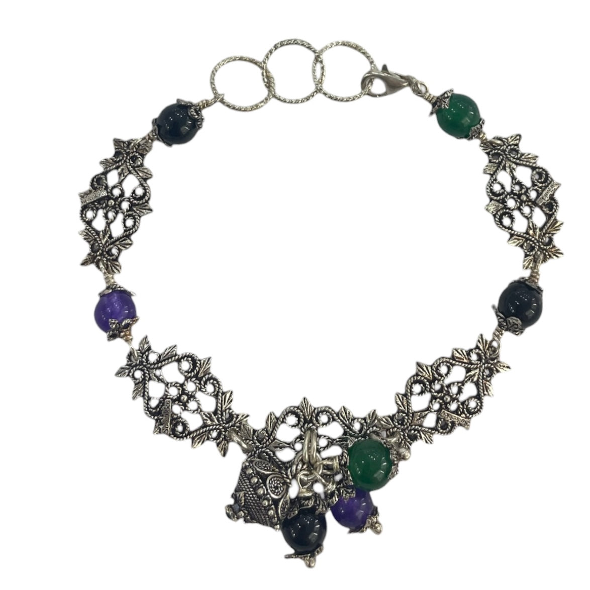 Bracciale ricamato con su coccu