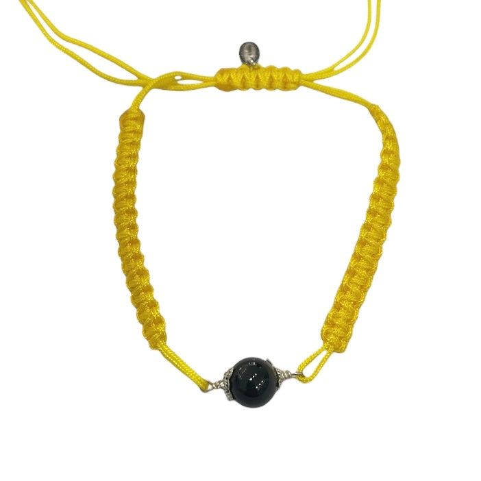 Braccialetto giallo con su coccu