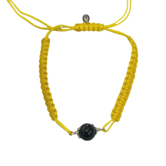 Braccialetto giallo con su coccu